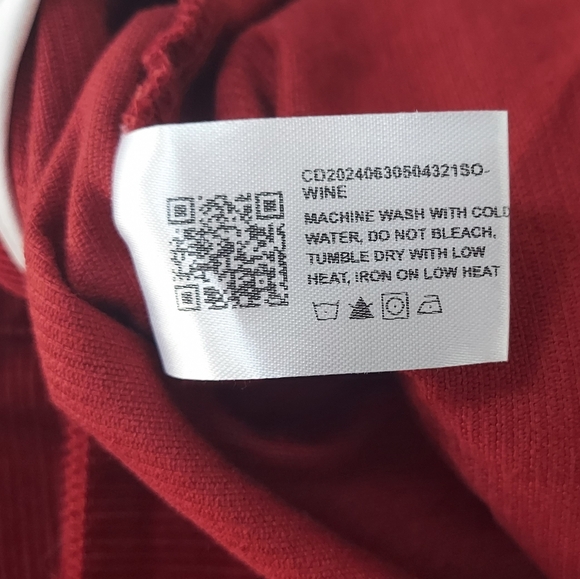 Cider 100% Cotton Mid Rise Striped Roll Hem Shorts - Picture 7 of 7